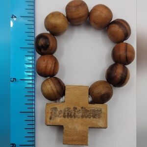 Olive Wood Finger Rosary